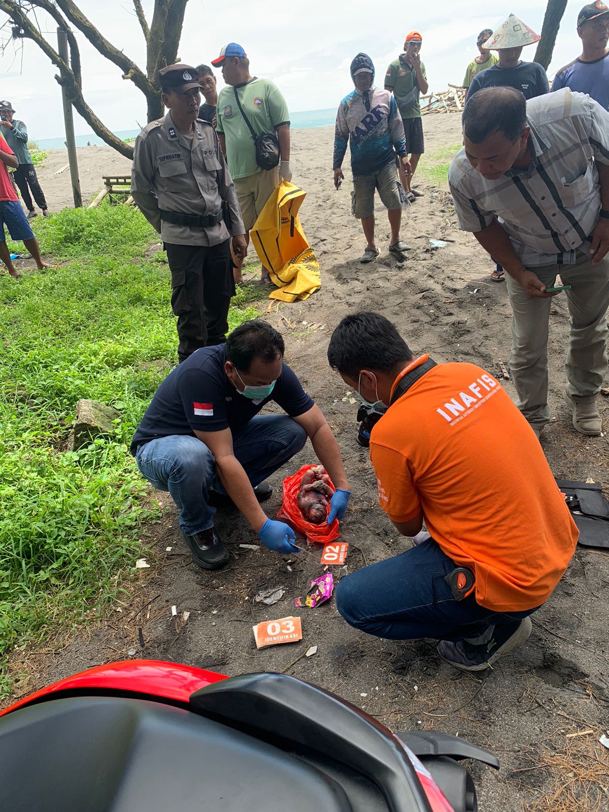 Geger! Mayat Bayi Ditemukan di Muara Sungai Opak Kretek Bantul, Tangan Kaki Diikat ...