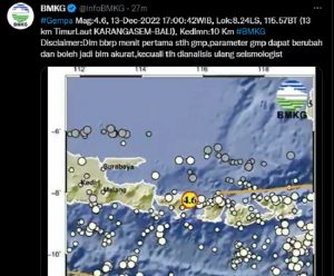 Informasi gempa susulan