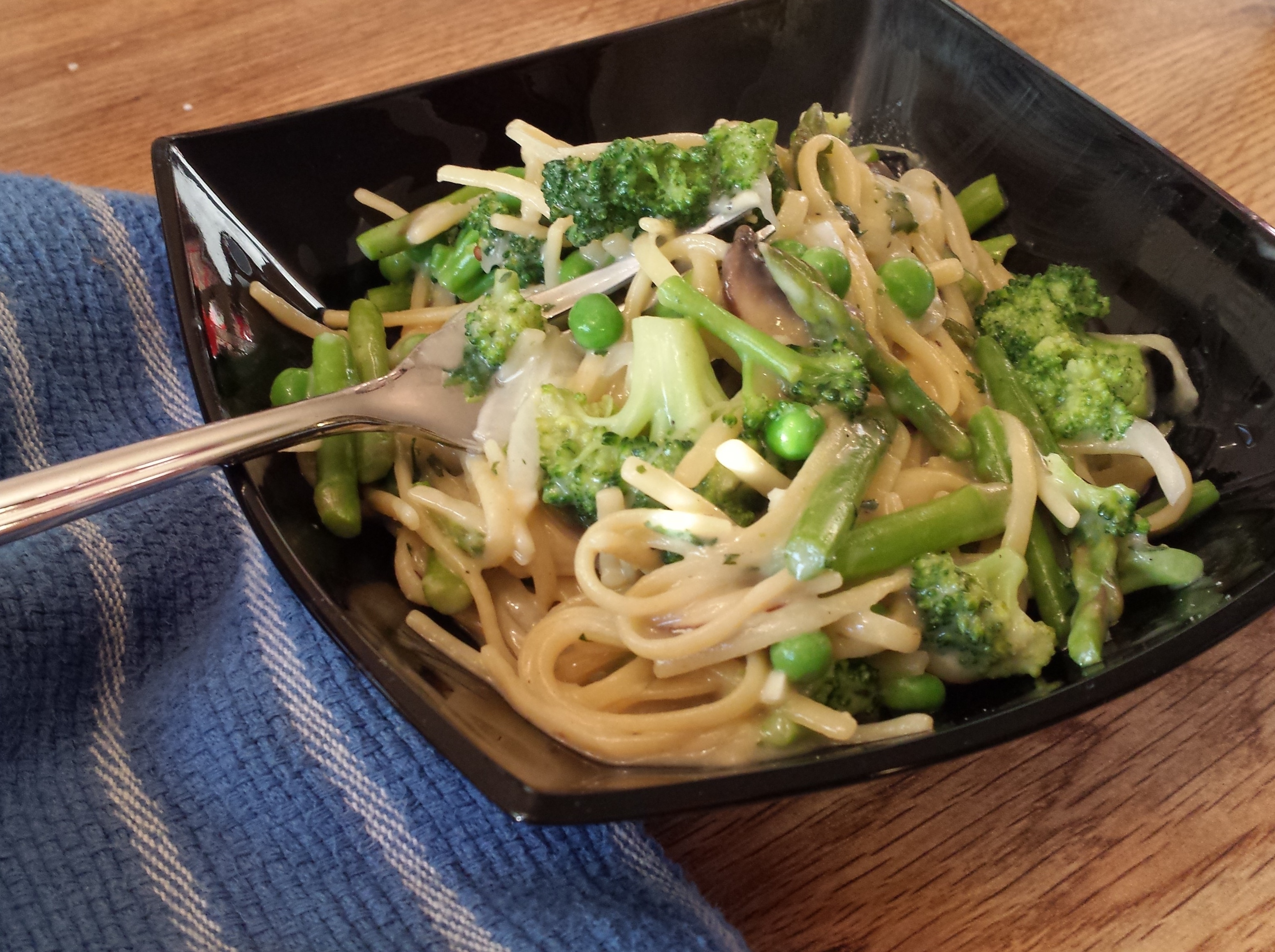 One Pot Pasta Primavera - Her View From Home