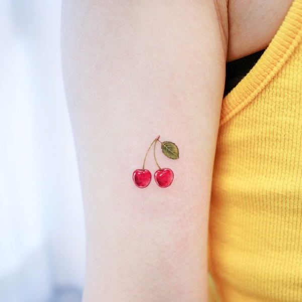 Top 40 Cute Cherry Tattoos for Girls