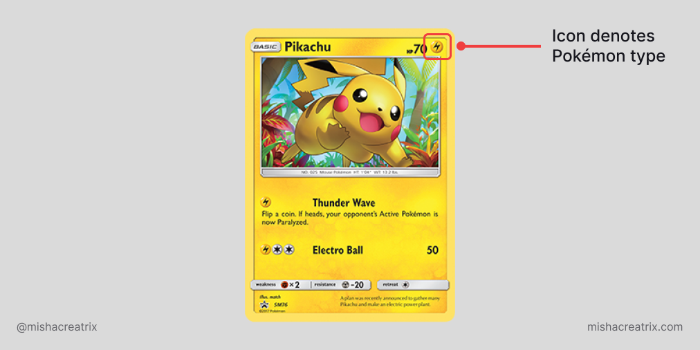 Pikachu Card