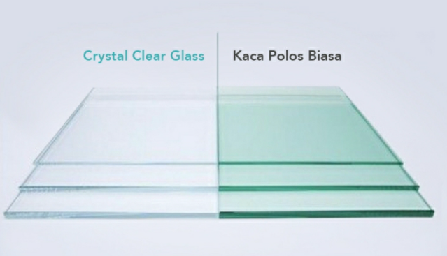 kaca lantai crystal