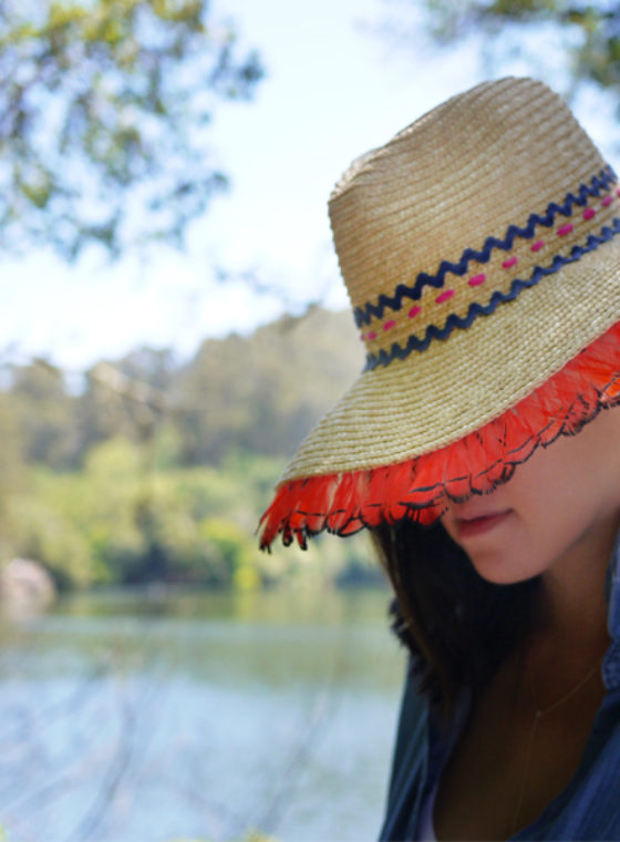 DIY Straw Hat With Lola Hats