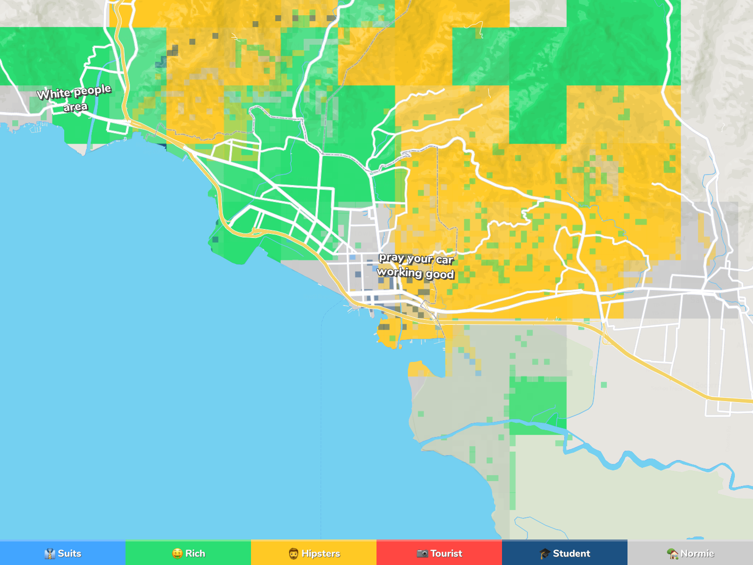 Port of Spain Neighborhood Map