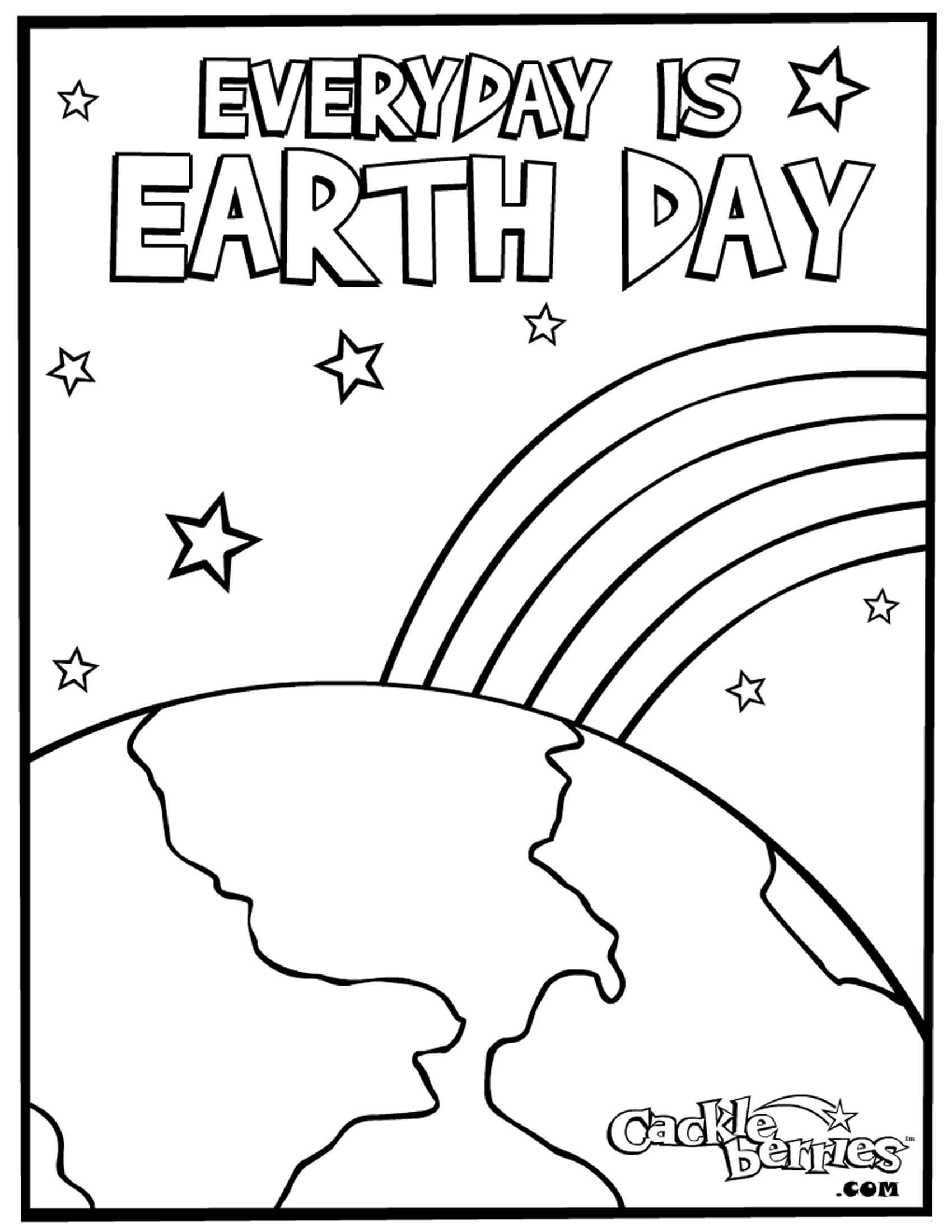 Earth Day Pictures To Color