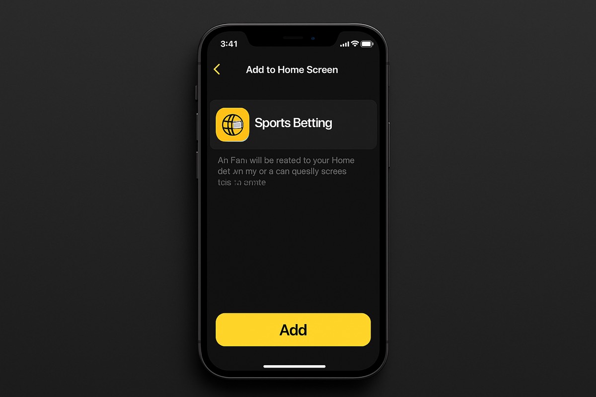 Paribahis iOS uygulamasını iPhone ana ekrana ekleme
