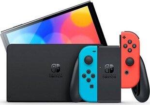 Nintendo Switch OLED Red & Blue, 64GB hind ja info | Mängukonsoolid | hansapost.ee