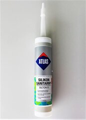 Sanitaarsilikoon ATLAS SILTON S 118-N, 280 ml, jasmiin hind ja info | Ehitusvahud ja silikoonid | hansapost.ee