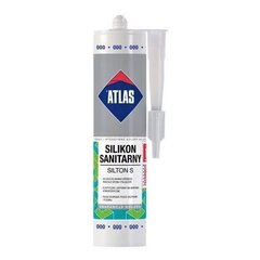 Sanitaarsilikoon ATLAS SILTON S 000-N, 280 ml, värvitu hind ja info | Ehitusvahud ja silikoonid | hansapost.ee