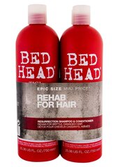 Juuksehoolduskomplekt tugevalt kahjustatud juustele Tigi Bed Head Resurrection, 2 x 750 ml hind ja info | Šampoonid | hansapost.ee