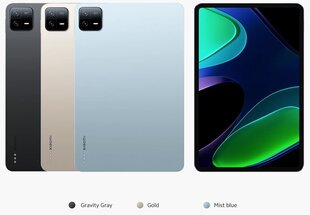 Xiaomi Pad 6 Gravity Gray VHU4362EU hind ja info | Tahvelarvutid | hansapost.ee