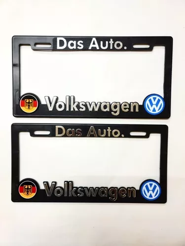 Par Porta Placas Autos De Volkswagen Águila Alemana