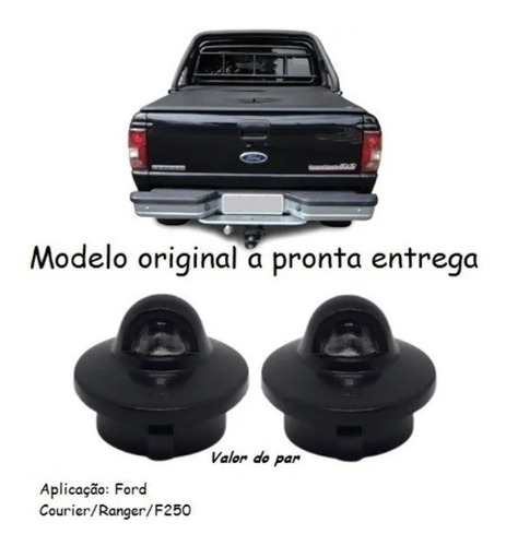 Par De Lanterna Luz Placa Ford Ranger 94 95 A 09 10 | Parcelamento sem juros