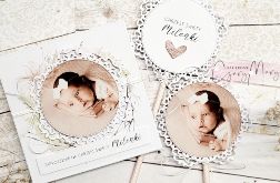 Zaproszenie na Chrzest #001 ze zdjęciem