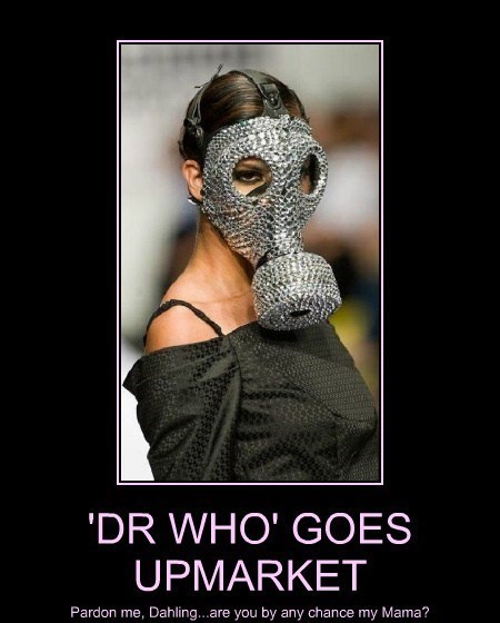 mama gas mask doctor who funny - 8200174848