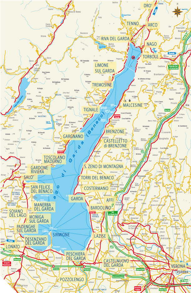 Lago Di Garda Map