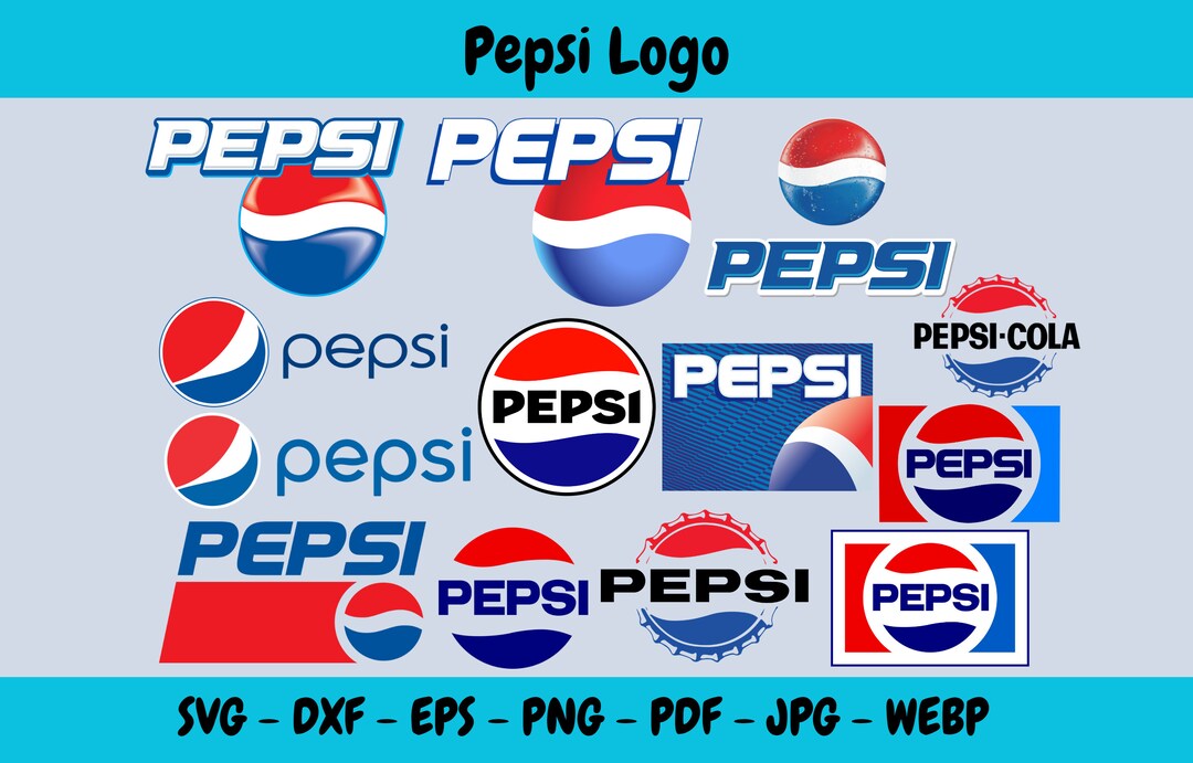 Pepsi Vector Svg Eps Dxf Png High Res Jpg Pdf Webp - Etsy