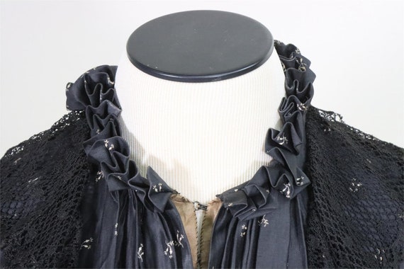 Antique 1800s Half Mourning Dress  Edwardian Vict… - image 9