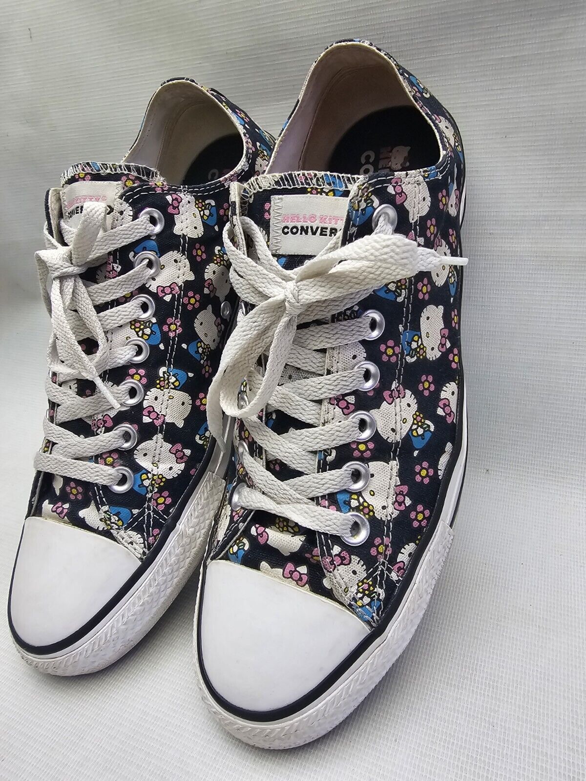 RARE Hello Kitty Converse Mens Size 9.5 Chucks Bl… - image 12