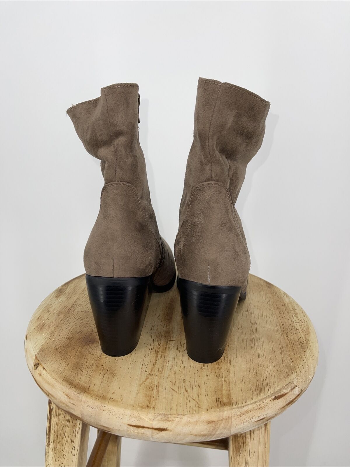 ASOS Truffle Collection Taupe Brown Suede Ankle H… - image 4