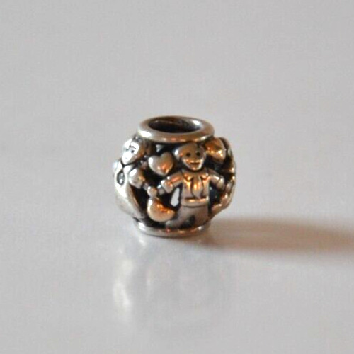 Genuine PANDORA Charm Family 925 Silver For Pandor