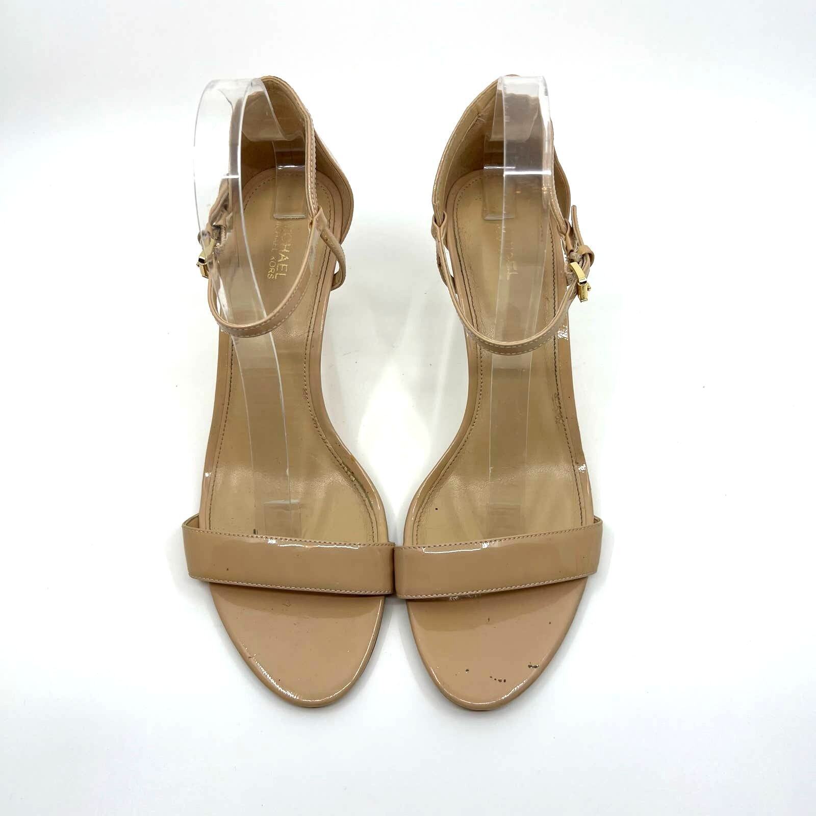 Michael Kors Nude Patent Leather Sandals Women's … - image 5