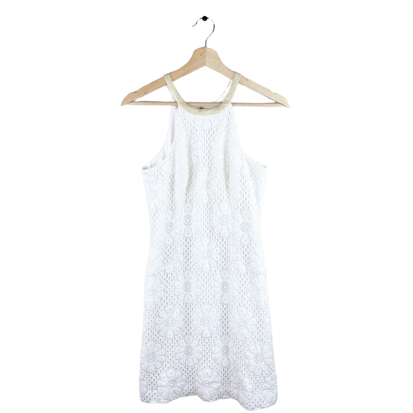 Lilly Pulitzer Dress Pearl Lace Shift Dress White… - image 1