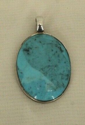 BARSE 925 SILVER TURQUOISE PENDENT