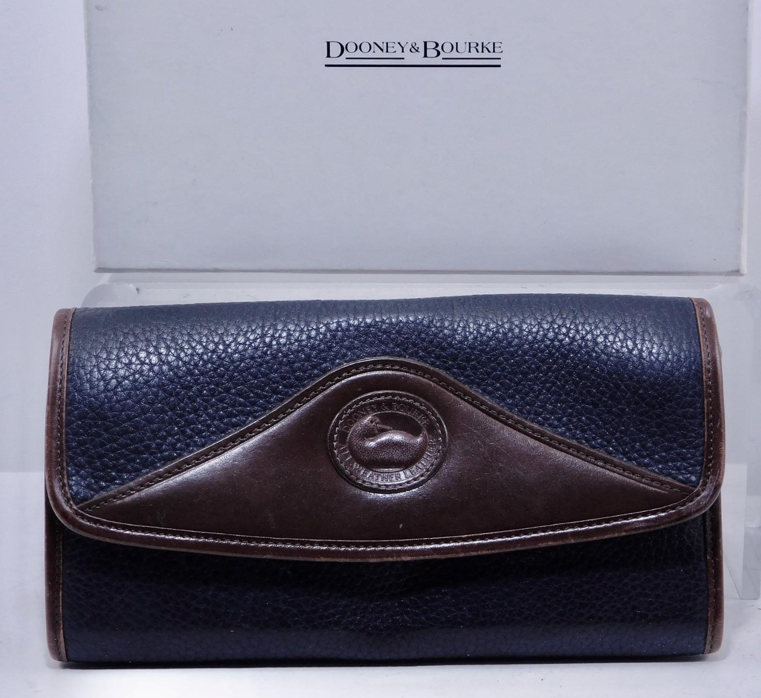 DOONEY & BOURKE "ALL Weather Leather" Navy Blue &… - image 7