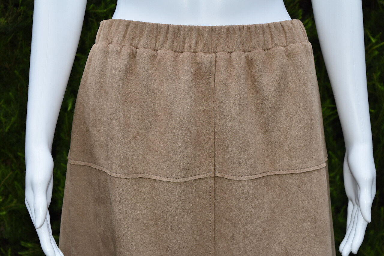 FELLA HAMILTON Faux Suede Skirt - Size 10 - EUC - image 3