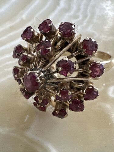 Antique Victorian 14 KT Gold Ruby Ring - image 1