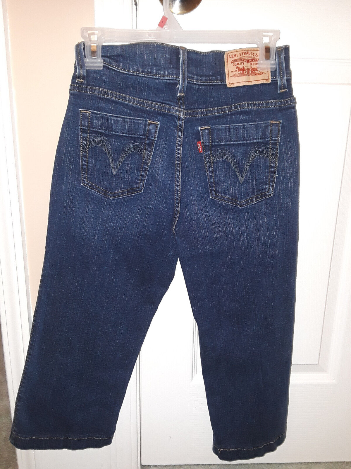 LEVI'S 512 PERFECTLY SLIMMING CAPRI SIZE 6 DENIM … - image 6