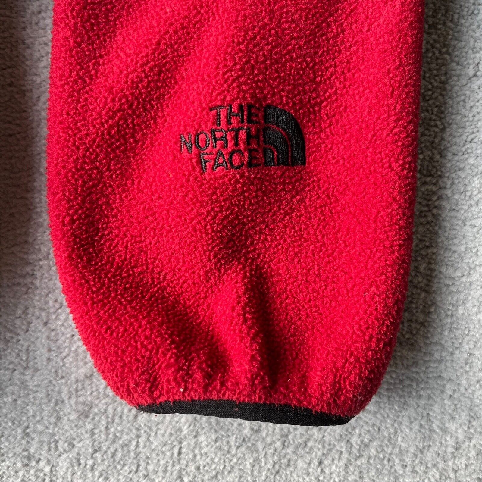 The North Face Pullover Mens Medium Red Fleece 19… - image 7