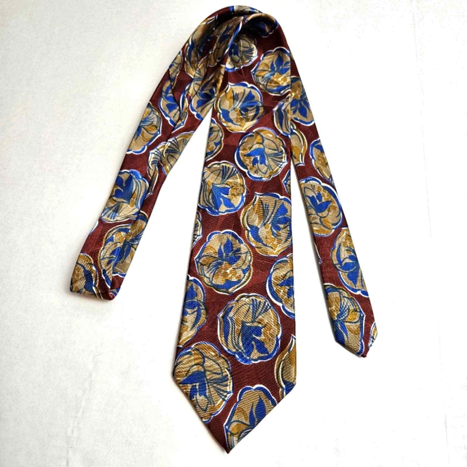 Christian Dior Men's Floral Silk Tie - image 7