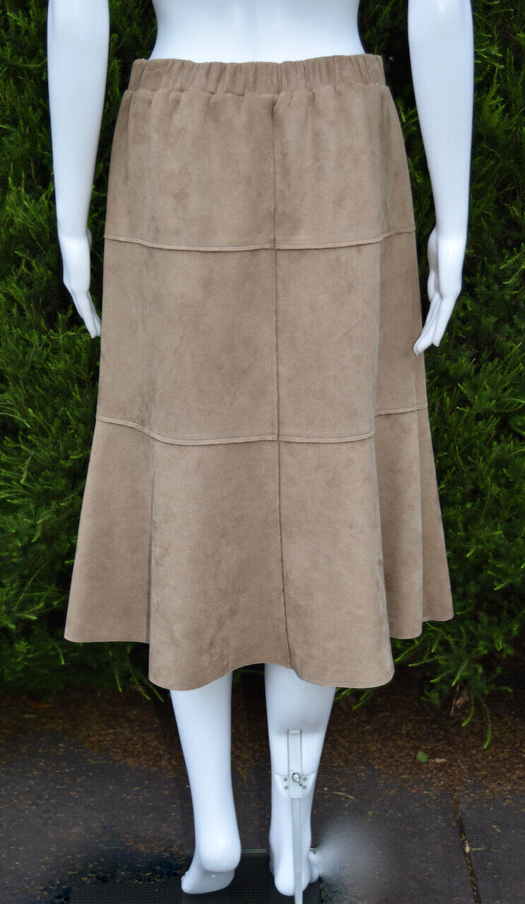 FELLA HAMILTON Faux Suede Skirt - Size 10 - EUC - image 7