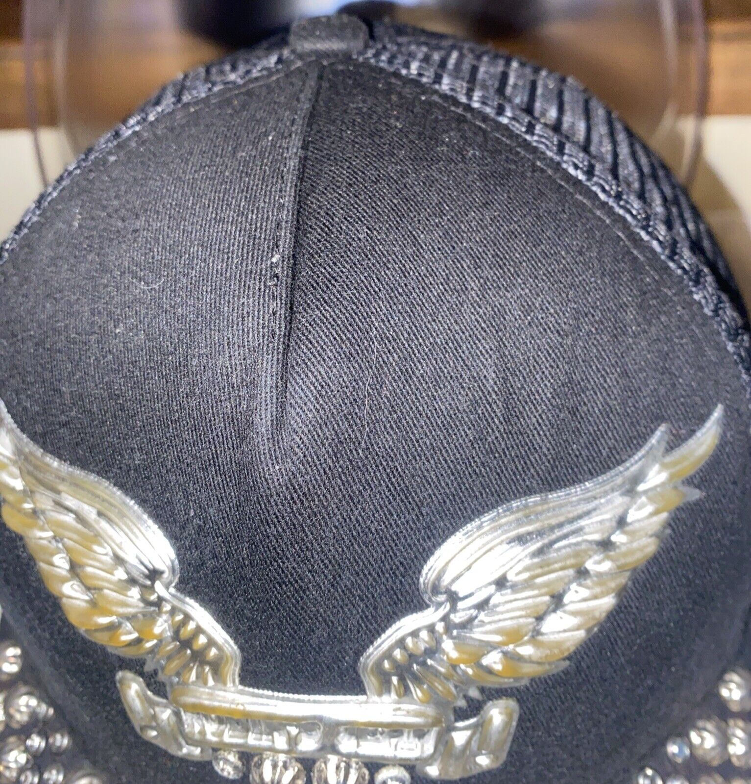 Robins Jean Studded Spell Out Trucker Hat Cap RARE - image 10