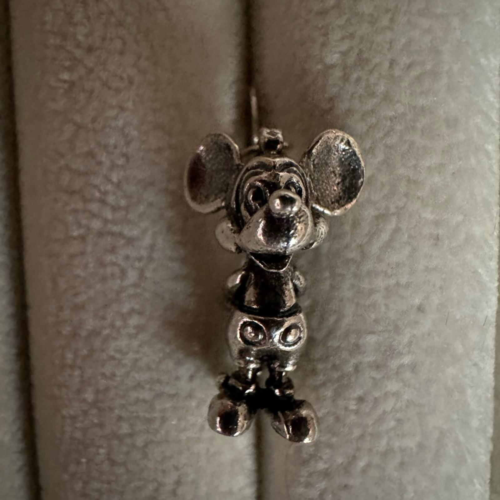 Vintage Disney Sterling Silver Mickey Mouse Charm. - image 2