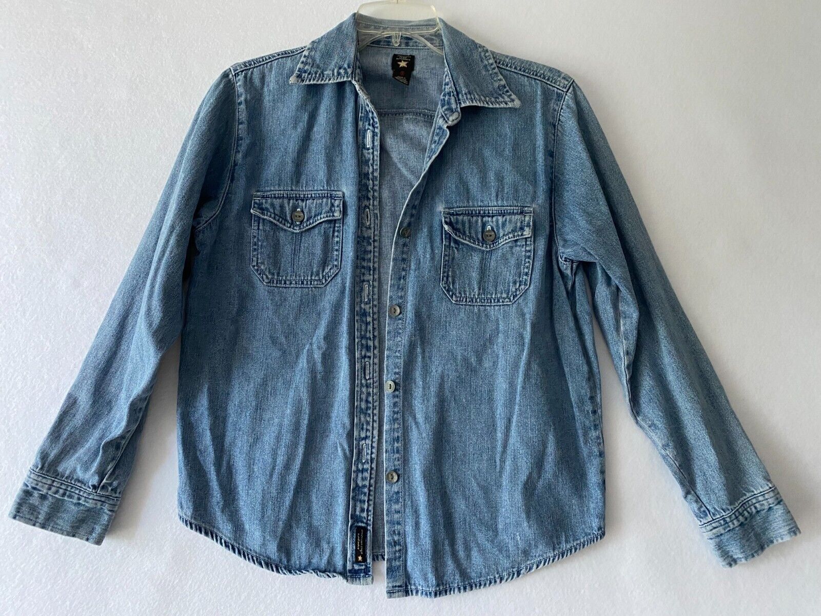 American Eagle Outfitters Chambray Denim Shirt Wo… - image 3