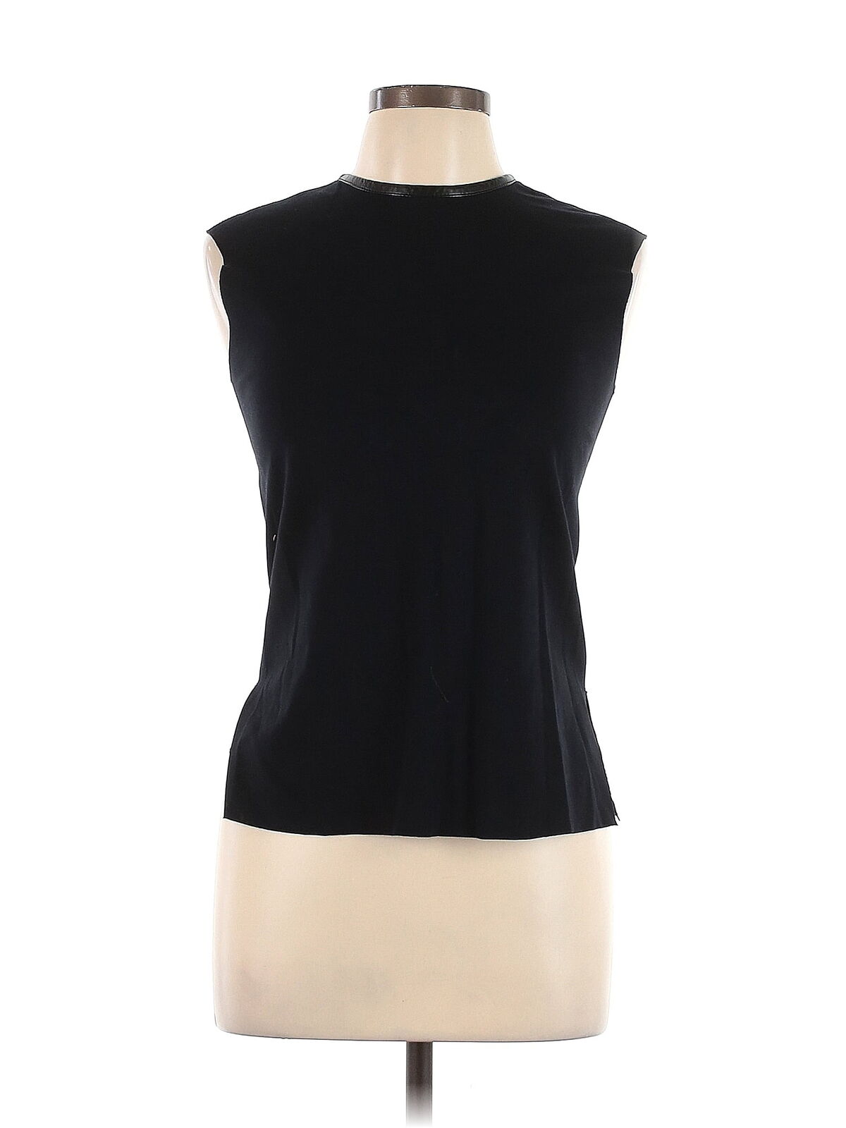 Helmut Lang Women Black Sleeveless Top P - image 1