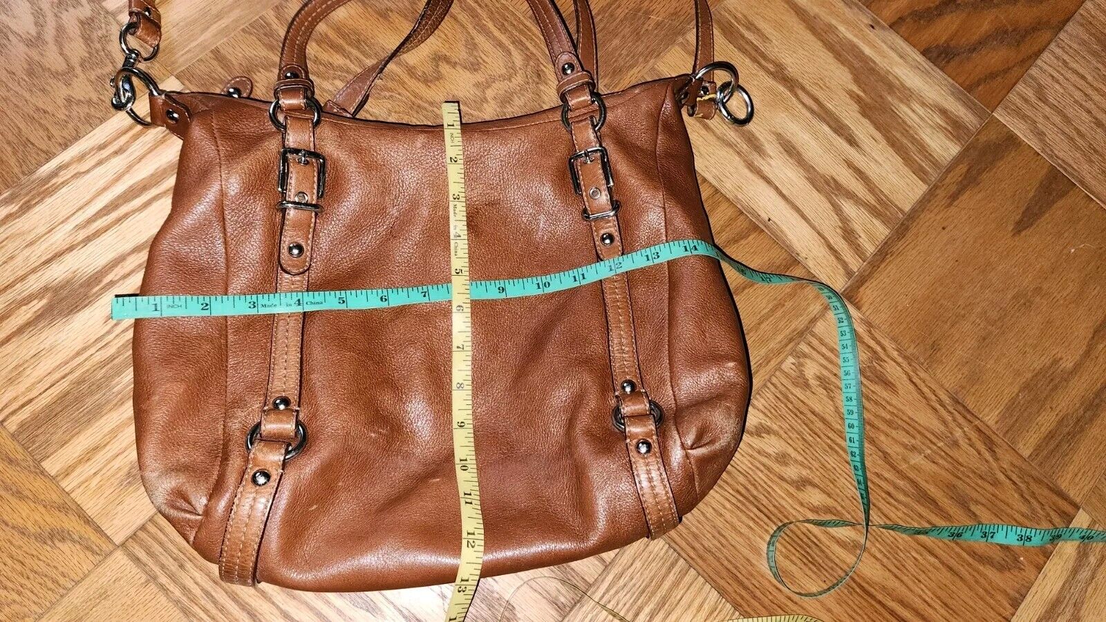 Vtg Coach Bag ( mold stains) - image 17