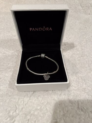 Pandora Bracelet With Mickey Mouse Charm - image 1