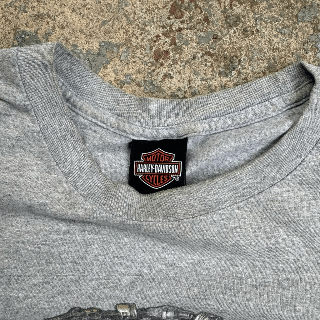 Harley Davidson Motorcycles Y2K Long Sleeve Biker… - image 2