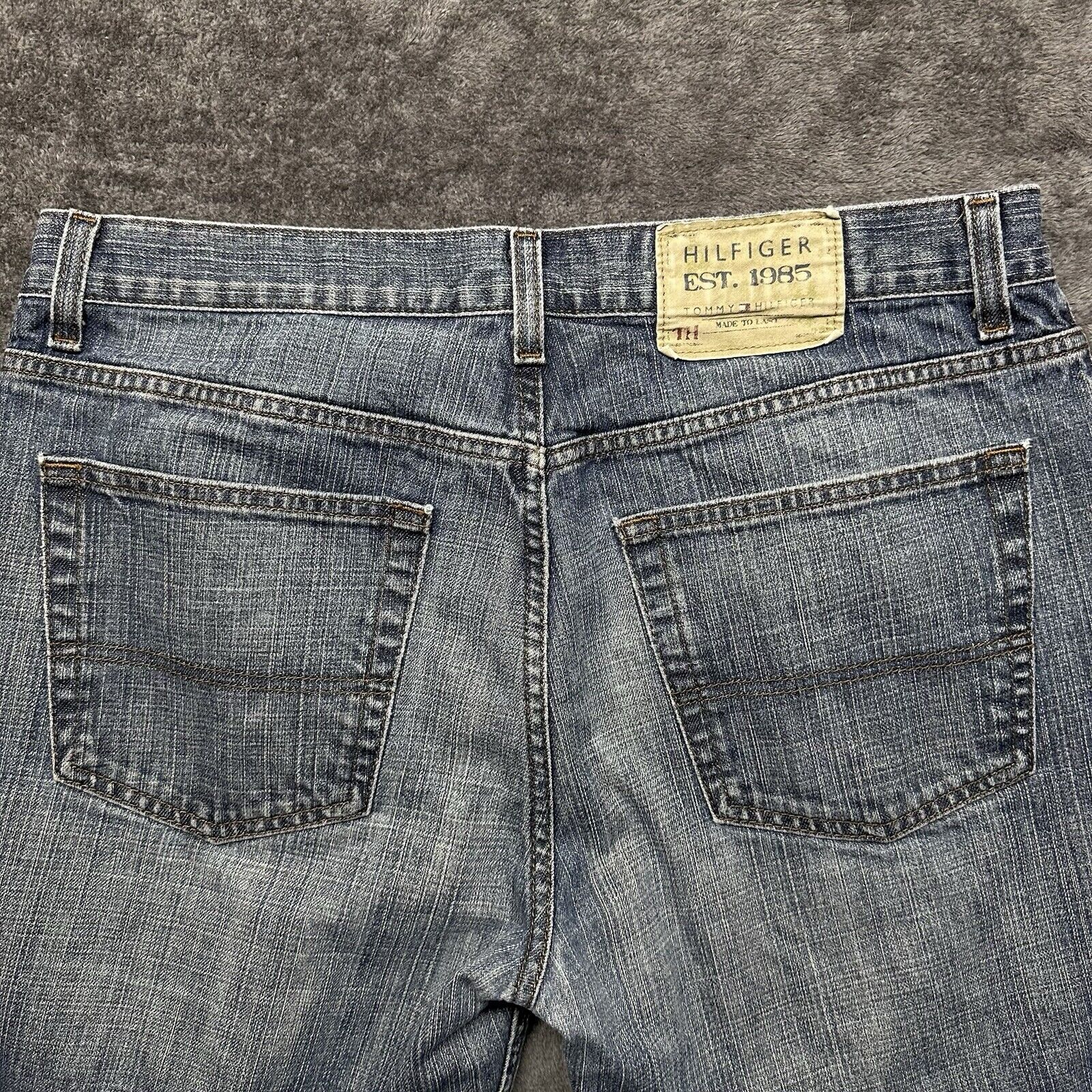 Vintage Tommy Hilfiger Jeans Men 34x34 Blue Denim… - image 12