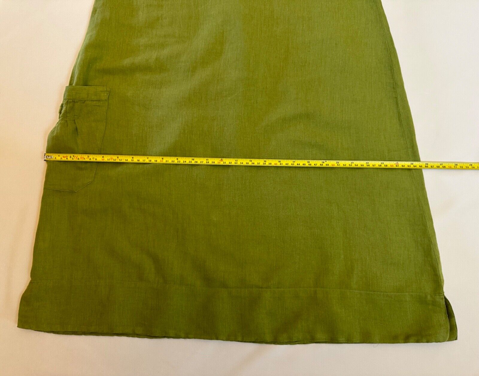 Gudrun Sjoden Size M Green Cotton Linen Lagenlook… - image 24