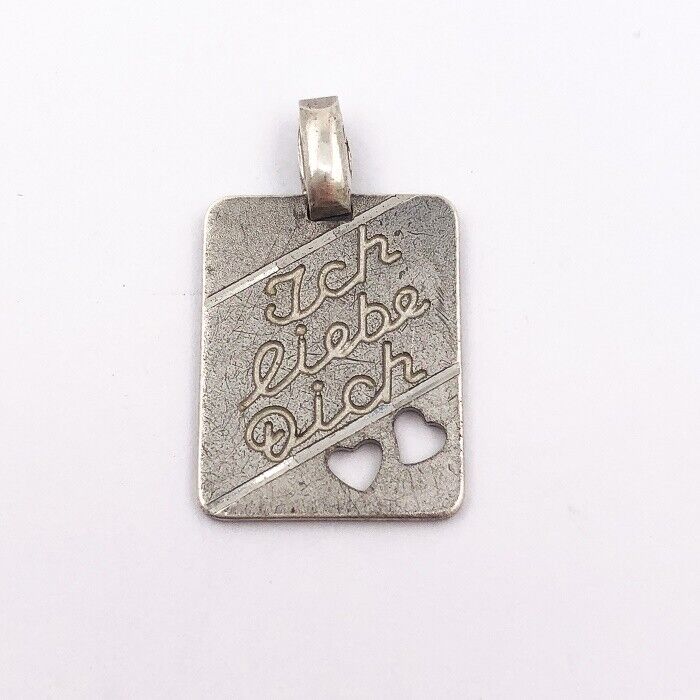 " I Love You " Pendant 925er Silver - image 1