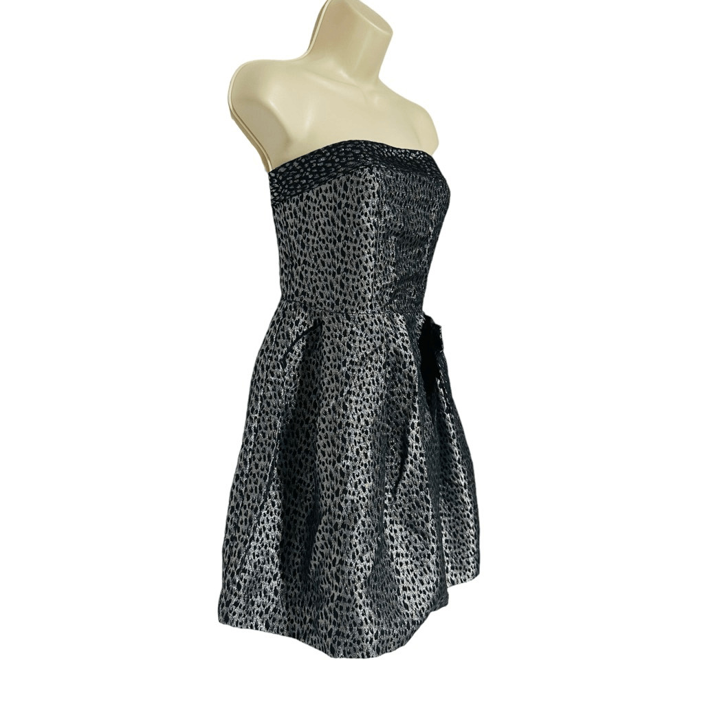 Women’s Charlotte Russe Silver Leopard Mini Dress… - image 3