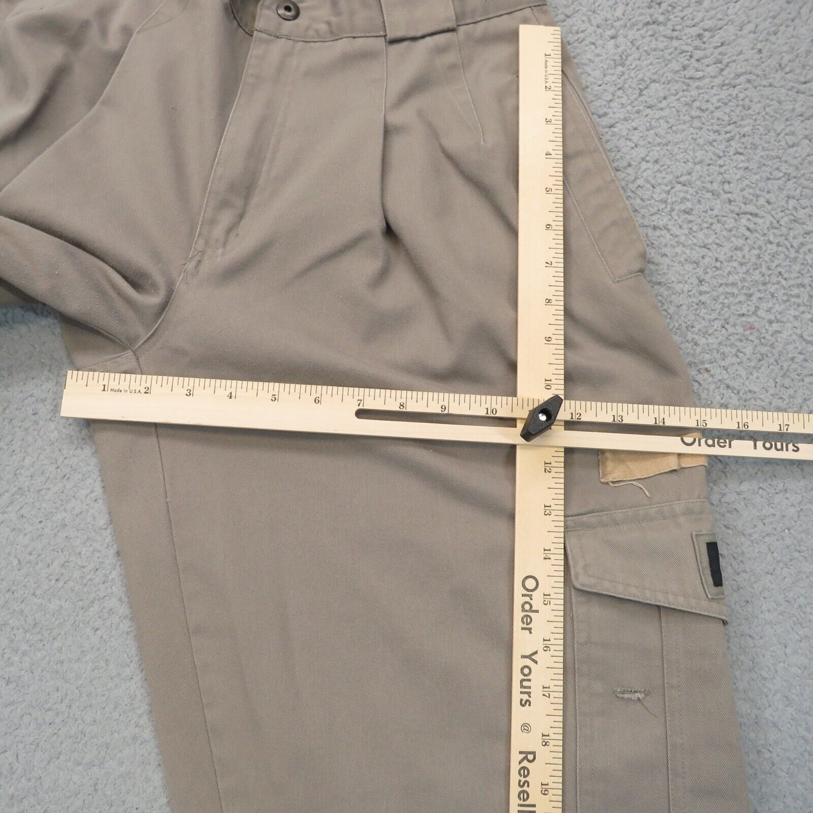 VTG Bugle Boy Pants Men 32 Baggy Parachute Milita… - image 14