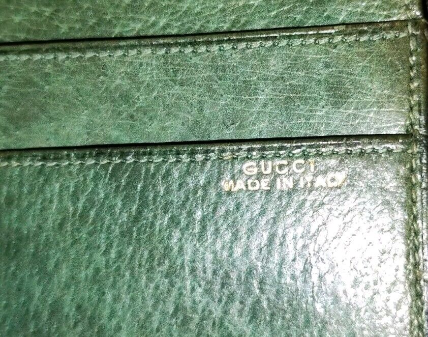 Gucci Vintage Brown Leather Wallet - image 8