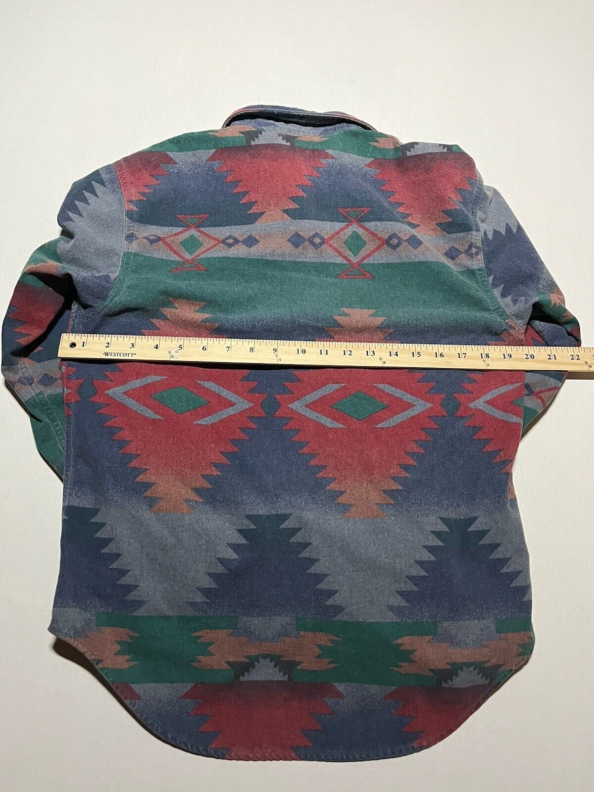 Vintage Woolrich Flannel Shirt Aztec Womens Mediu… - image 5