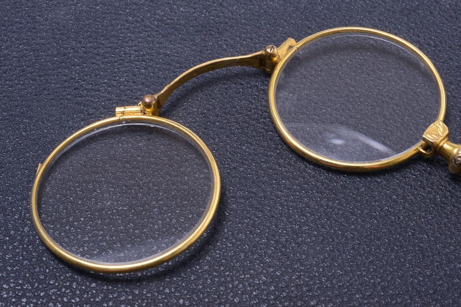 ✅ LORGNETTE ANTIQUE GLASSES SPECTACLES NO DIOPTER… - image 2